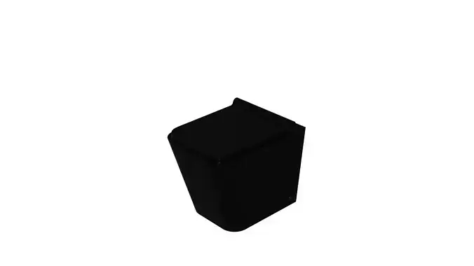 Tankless Toilet - White and Black - Vougan