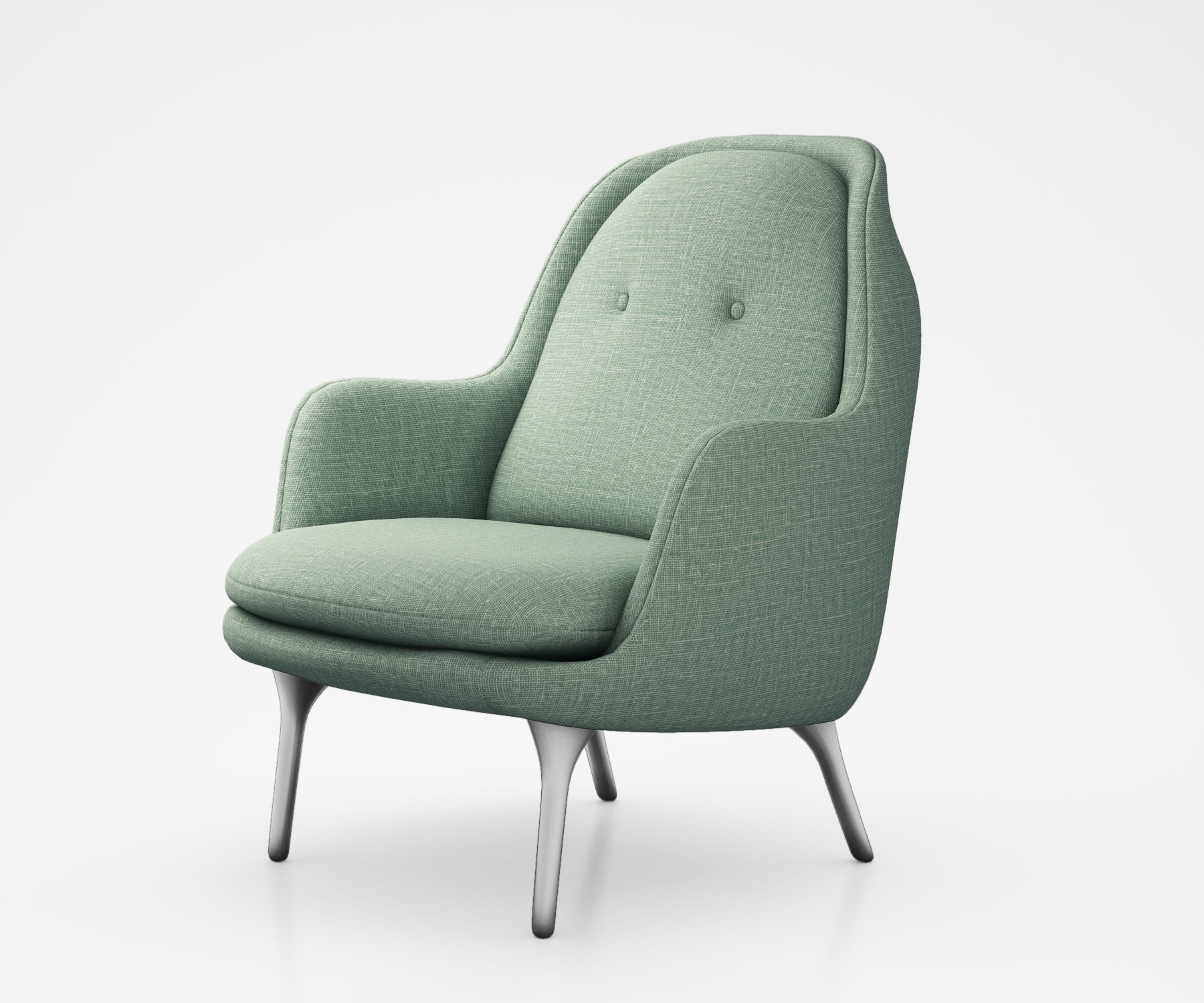 Fritz Hansen  Fri Armchair 3D model_2
