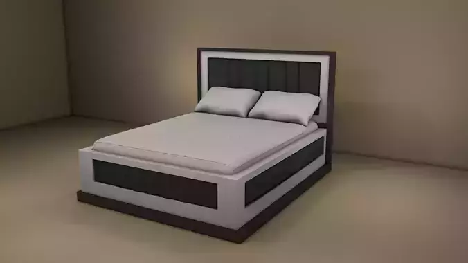 Modern Bed 3D model