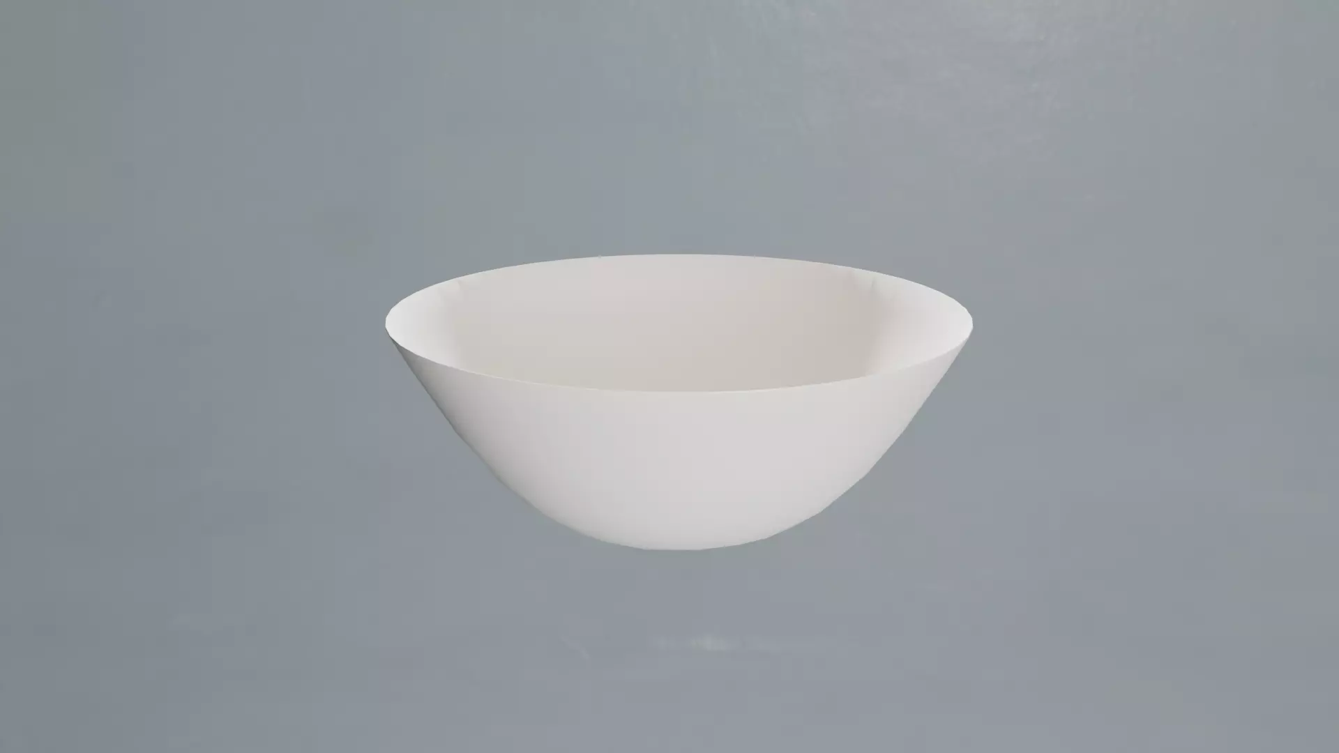 Simple Ceramic Bowl - Low Poly Free 3D model