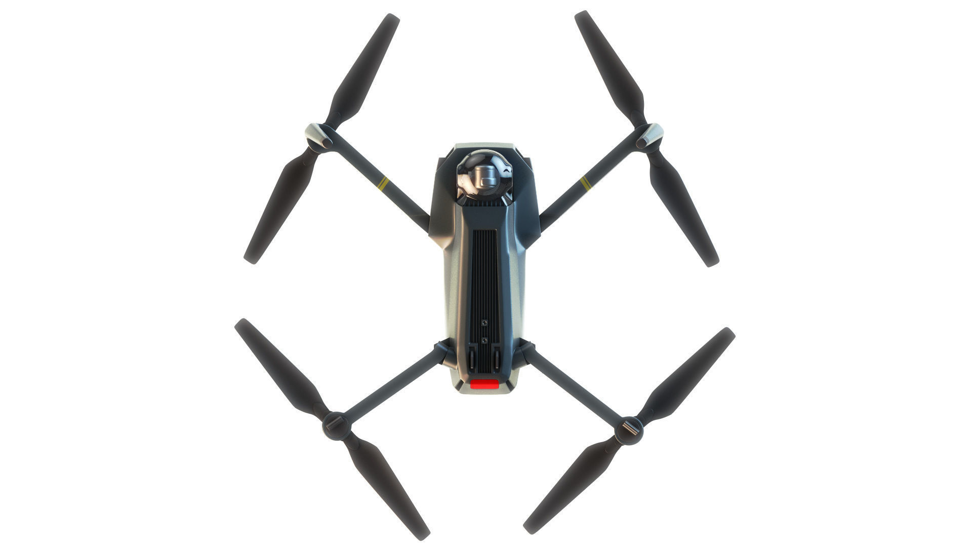 DJI Mavic Pro Drone 3d model vray realistic Low-poly 3D model_4