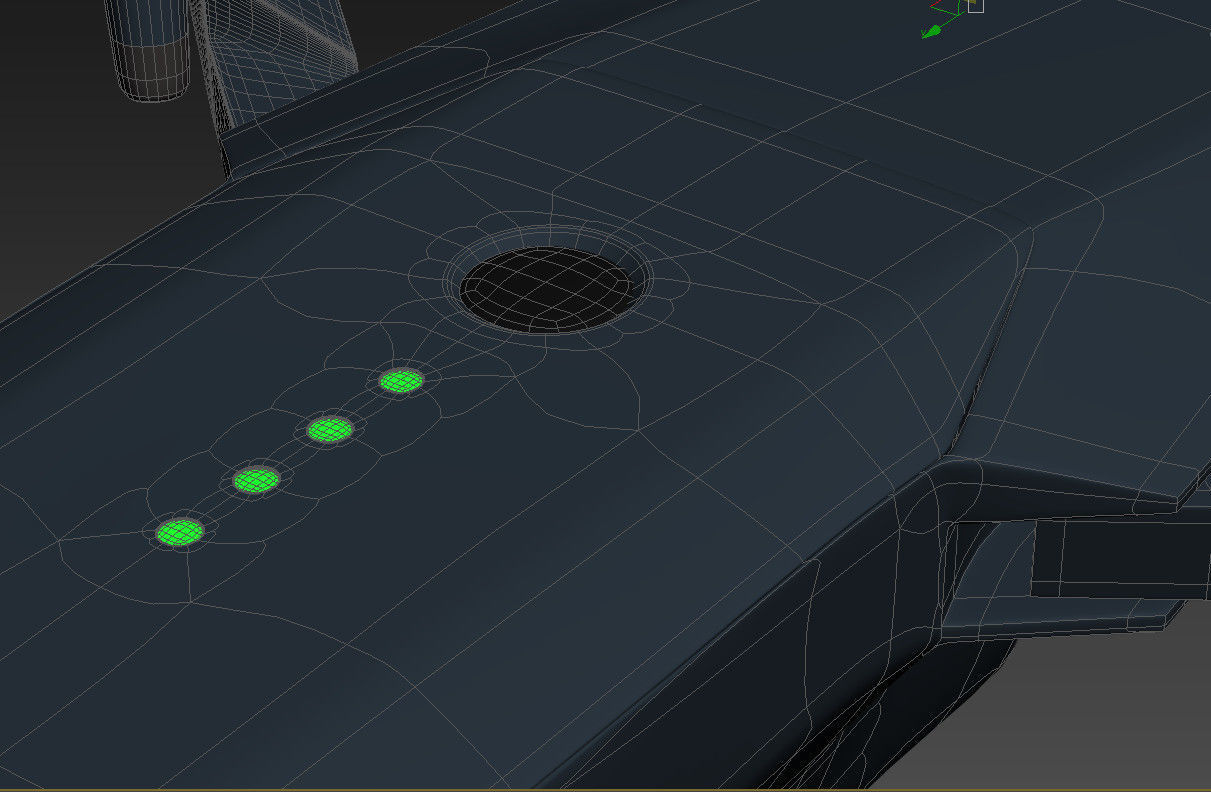 DJI Mavic Pro Drone 3d model vray realistic Low-poly 3D model_17