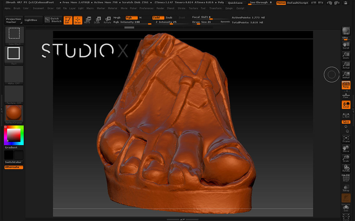 COLOSSAL FOOT 3D print model_8