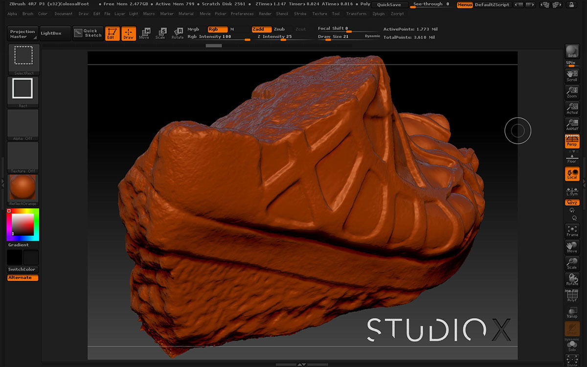 COLOSSAL FOOT 3D print model_10