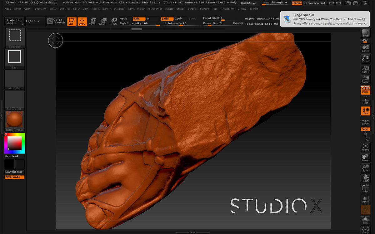 COLOSSAL FOOT 3D print model_9