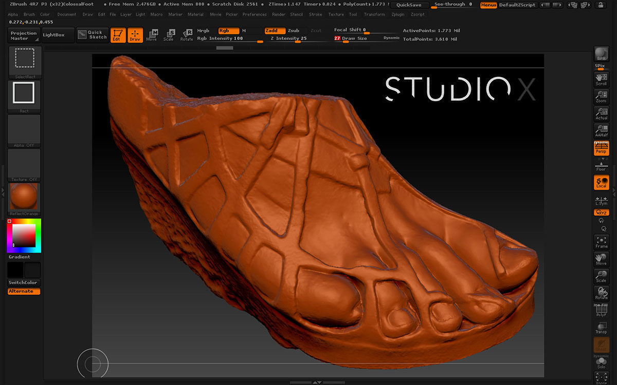 COLOSSAL FOOT 3D print model_11
