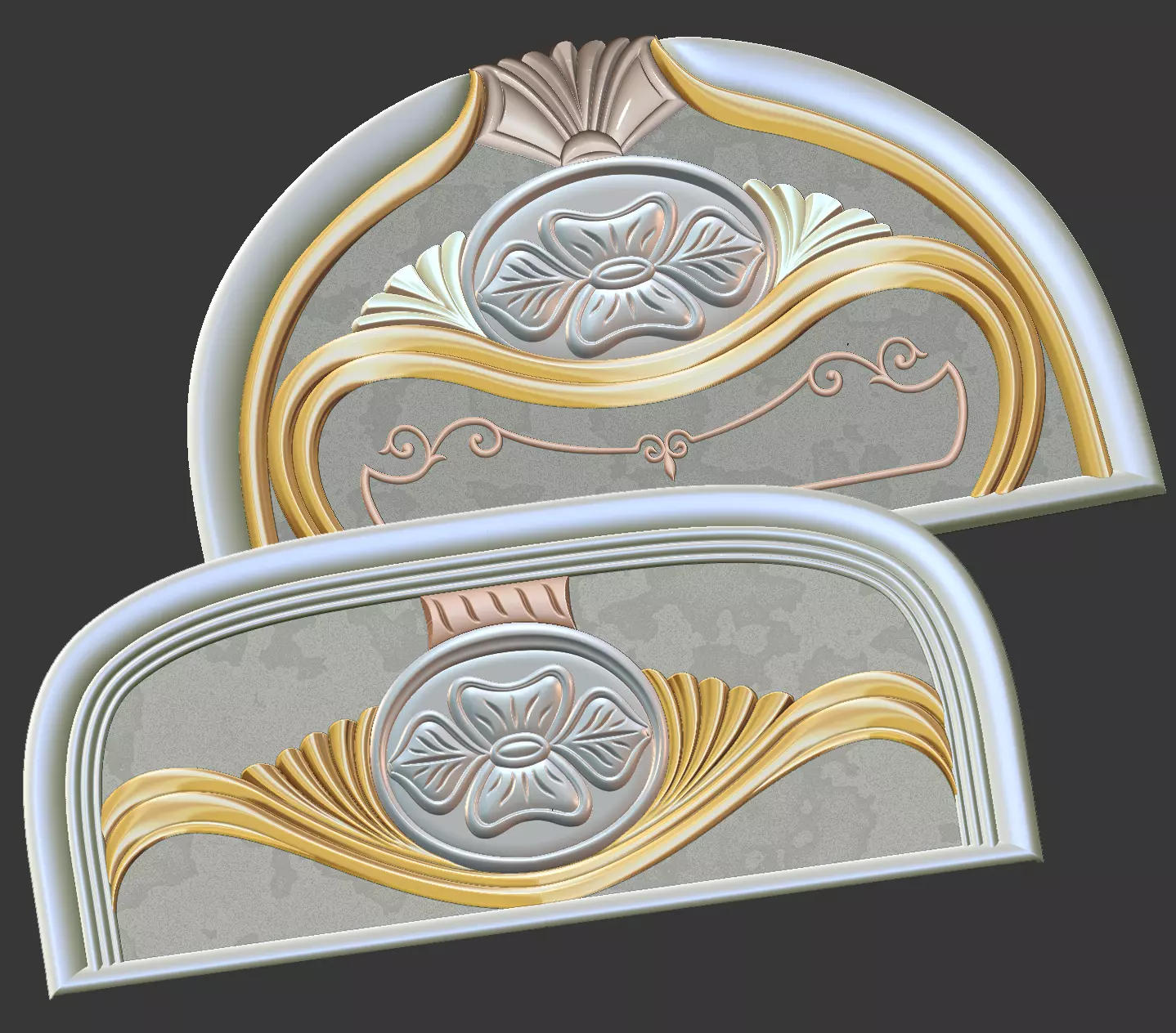 Bed CNC 3d model classic Free 3D print model