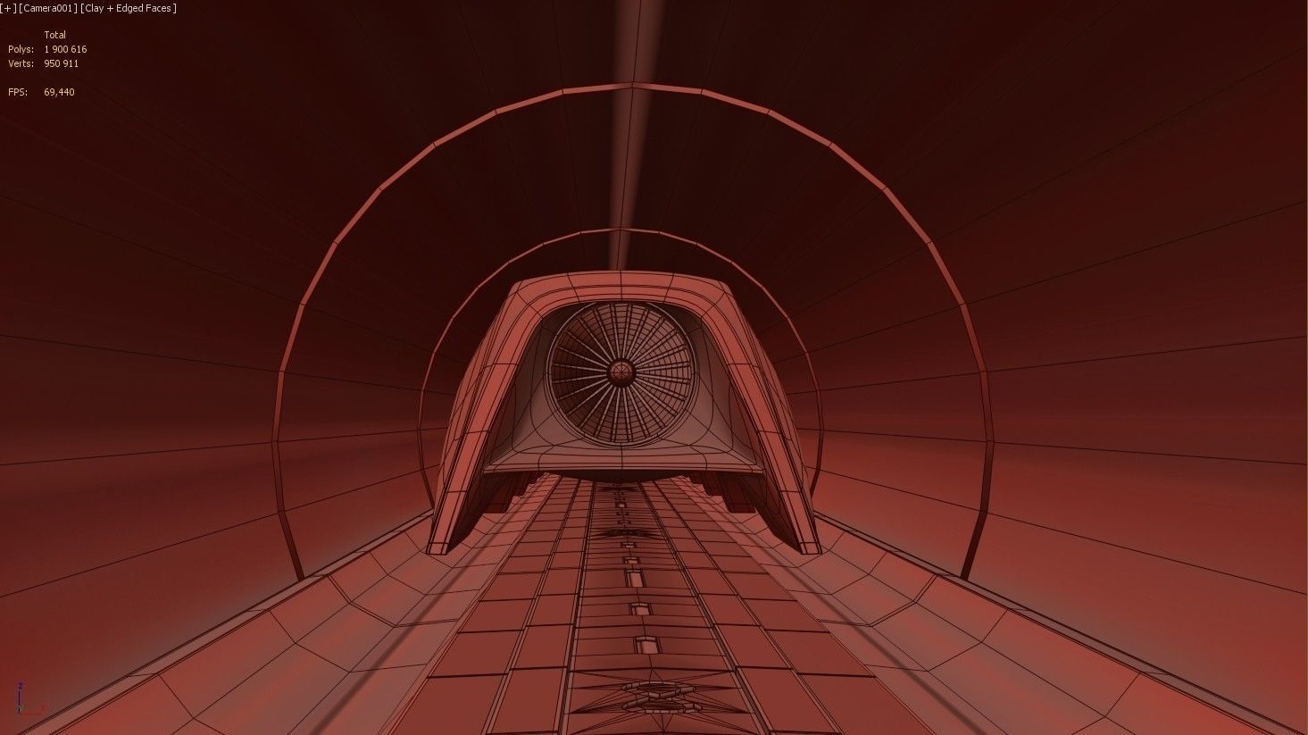 Hyperloop transport 3d model - Vray realistic 3D model_11