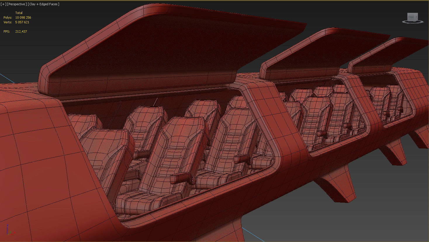 Hyperloop transport 3d model - Vray realistic 3D model_13