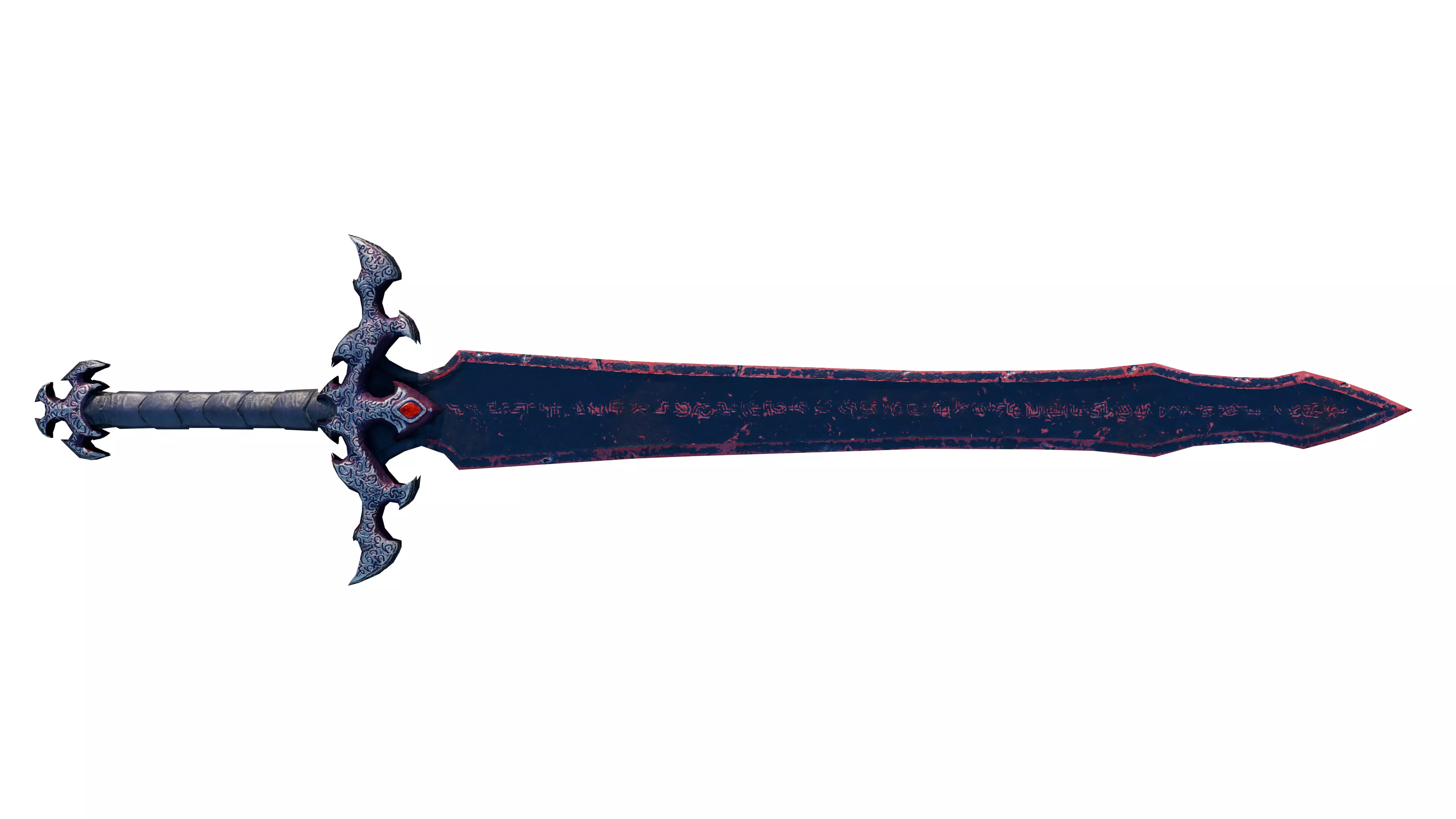 Vampiric Sword Free low-poly 3D model
