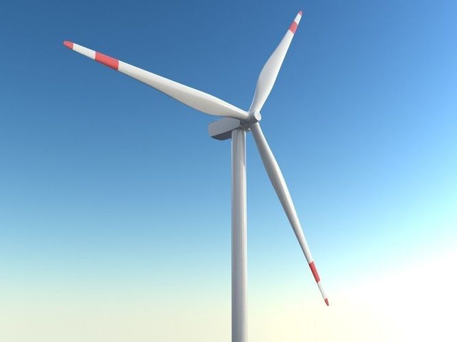 Windmill 3d model - 3ds max vray scene 3D model