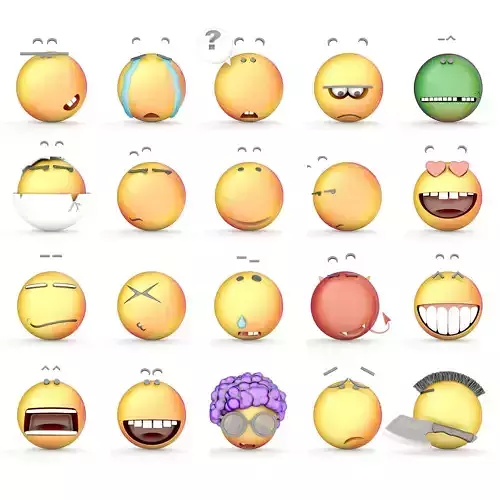 Smile collection icons
