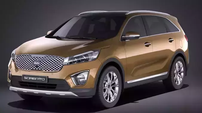 Kia Sorento 2017 VRAY 3D model