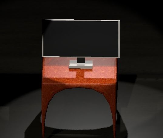 computer monitor 3D model