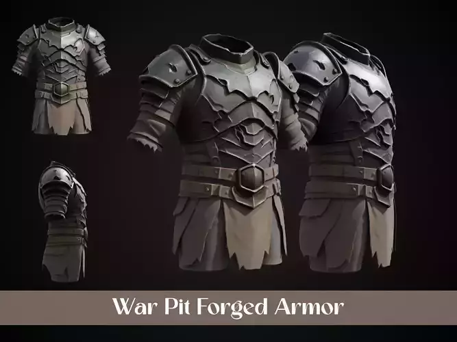 Stylized Orc Armor - War Pit Forged