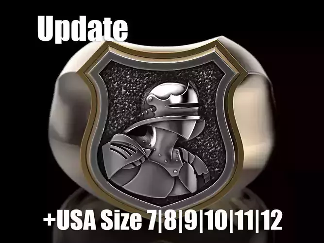 Medieval Shield  Ring