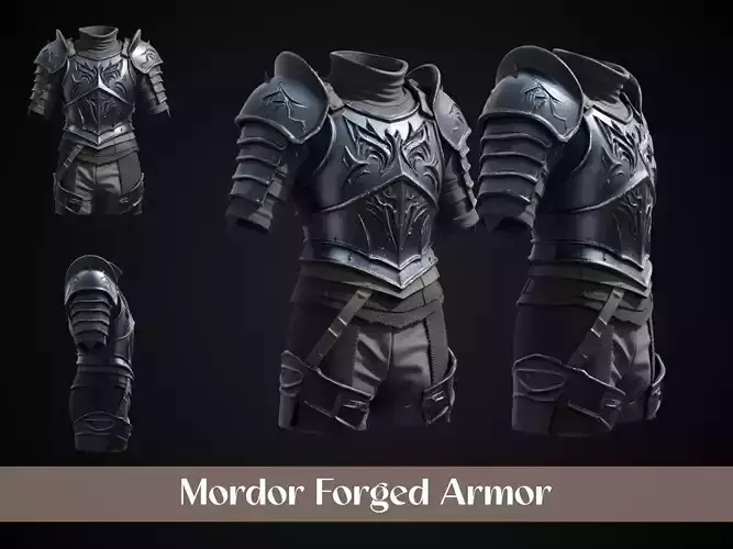 Stylized Orc Armor - Mordor Forged