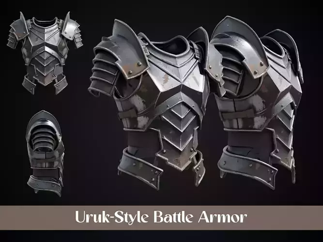 Stylized Orc Armor - Uruk Style Battle
