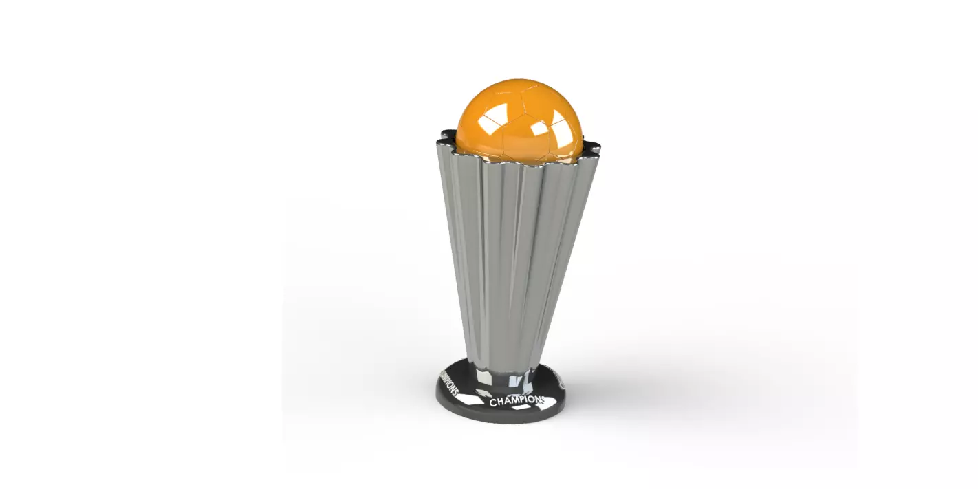 Football Trophy Cup Champion 3D Model 3D print model