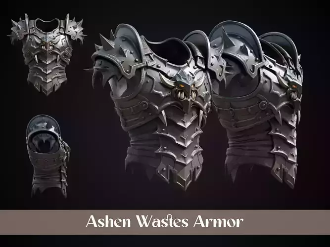 Stylized Orc Armor - Ashen Wastes