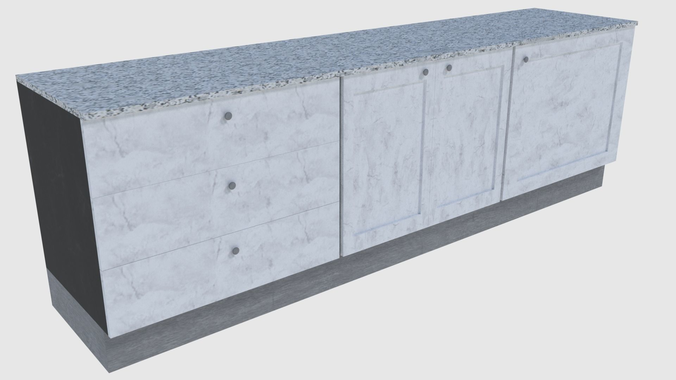 Cabinet 4 - Game Ready with granite top