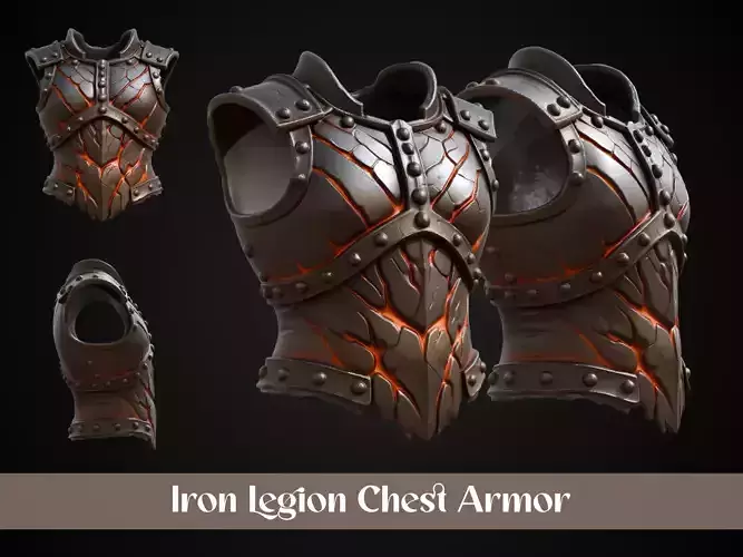Stylized Orc Armor - Iron Legion Chest