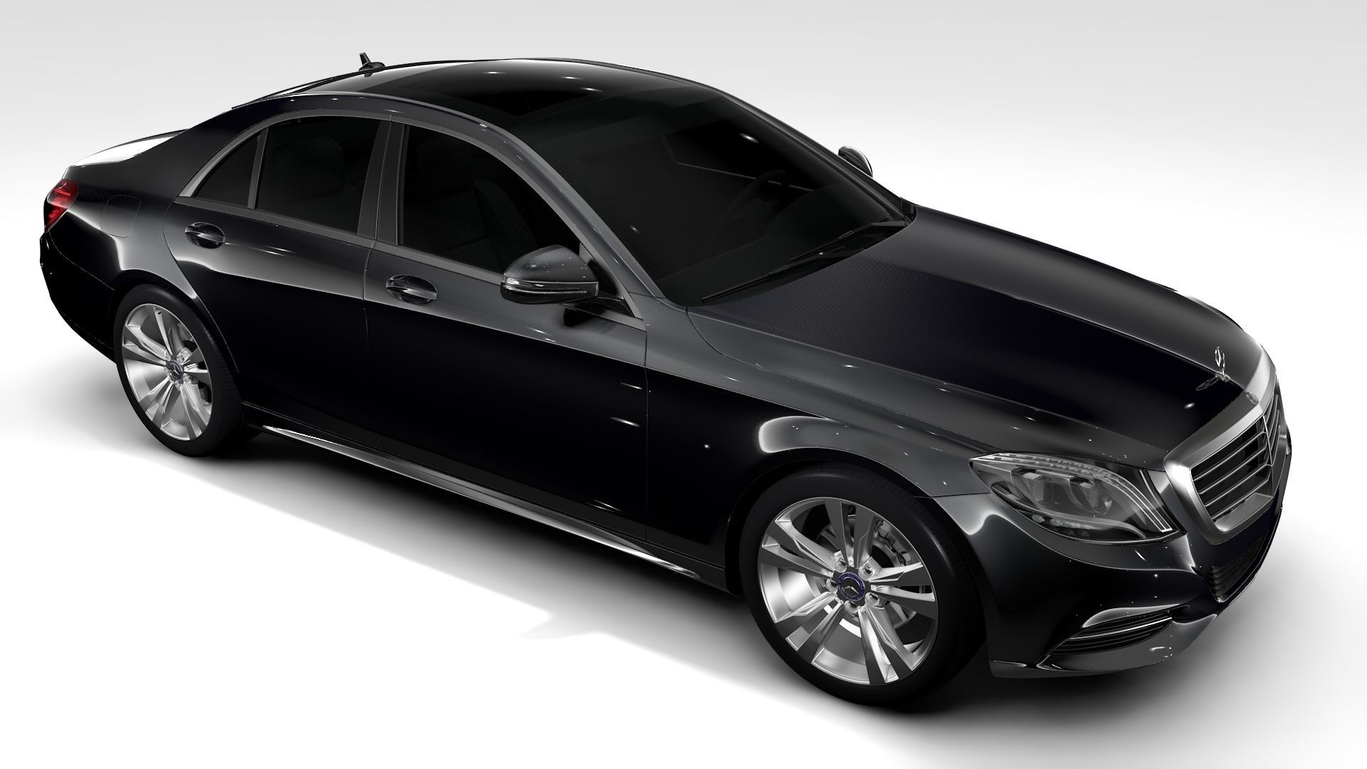 Mercedes Benz S 300 BlueTec Hybrid W222 2016 3D model_10