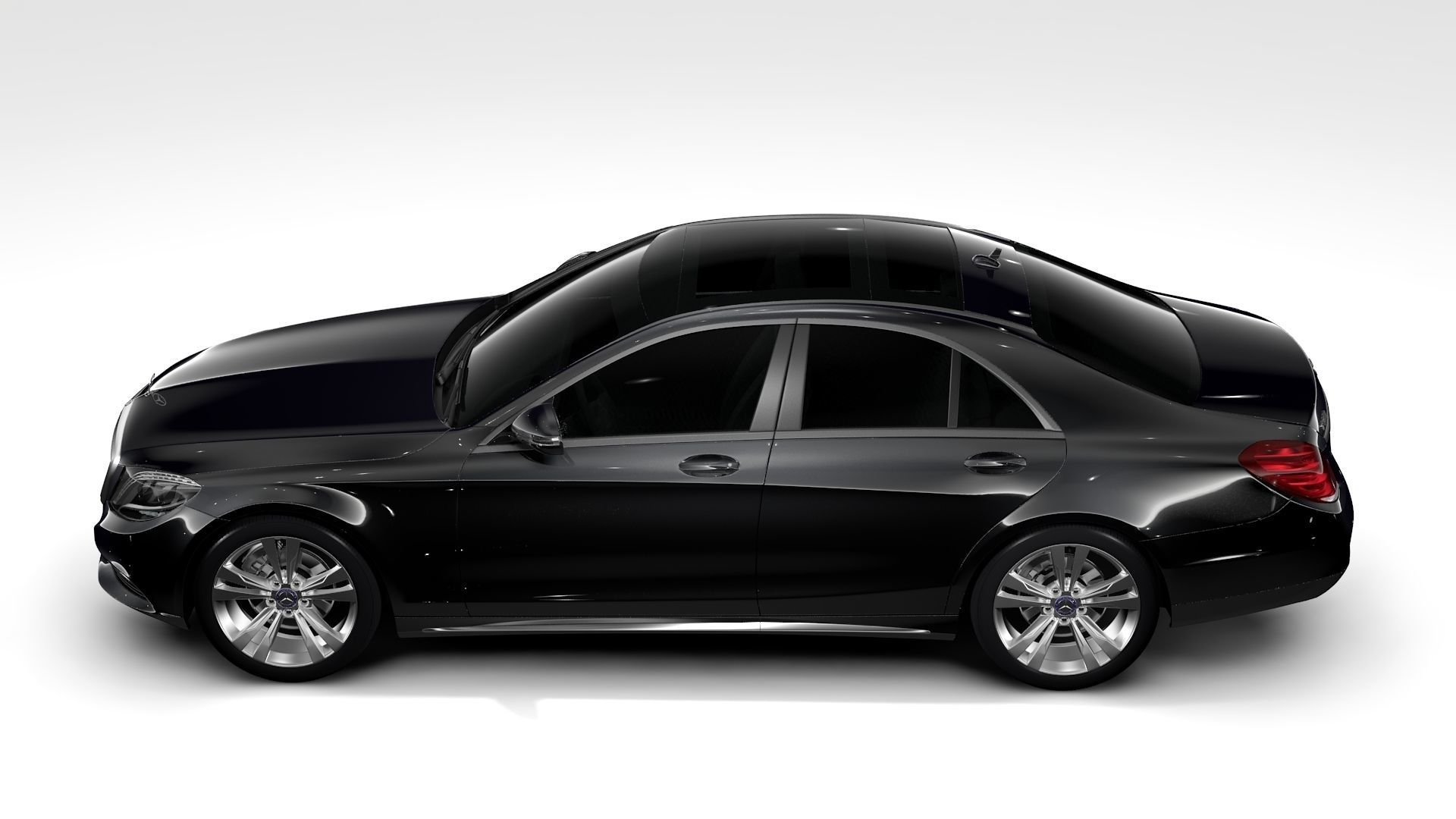 Mercedes Benz S 300 BlueTec Hybrid W222 2016 3D model_11