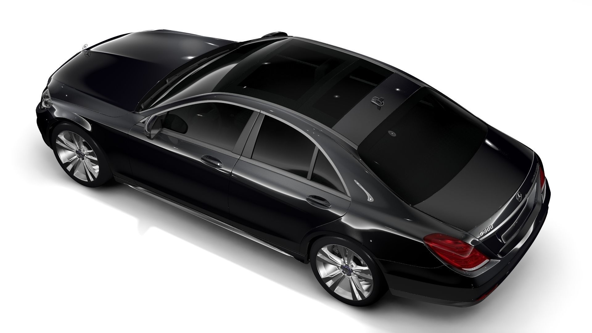 Mercedes Benz S 300 BlueTec Hybrid W222 2016 3D model_12