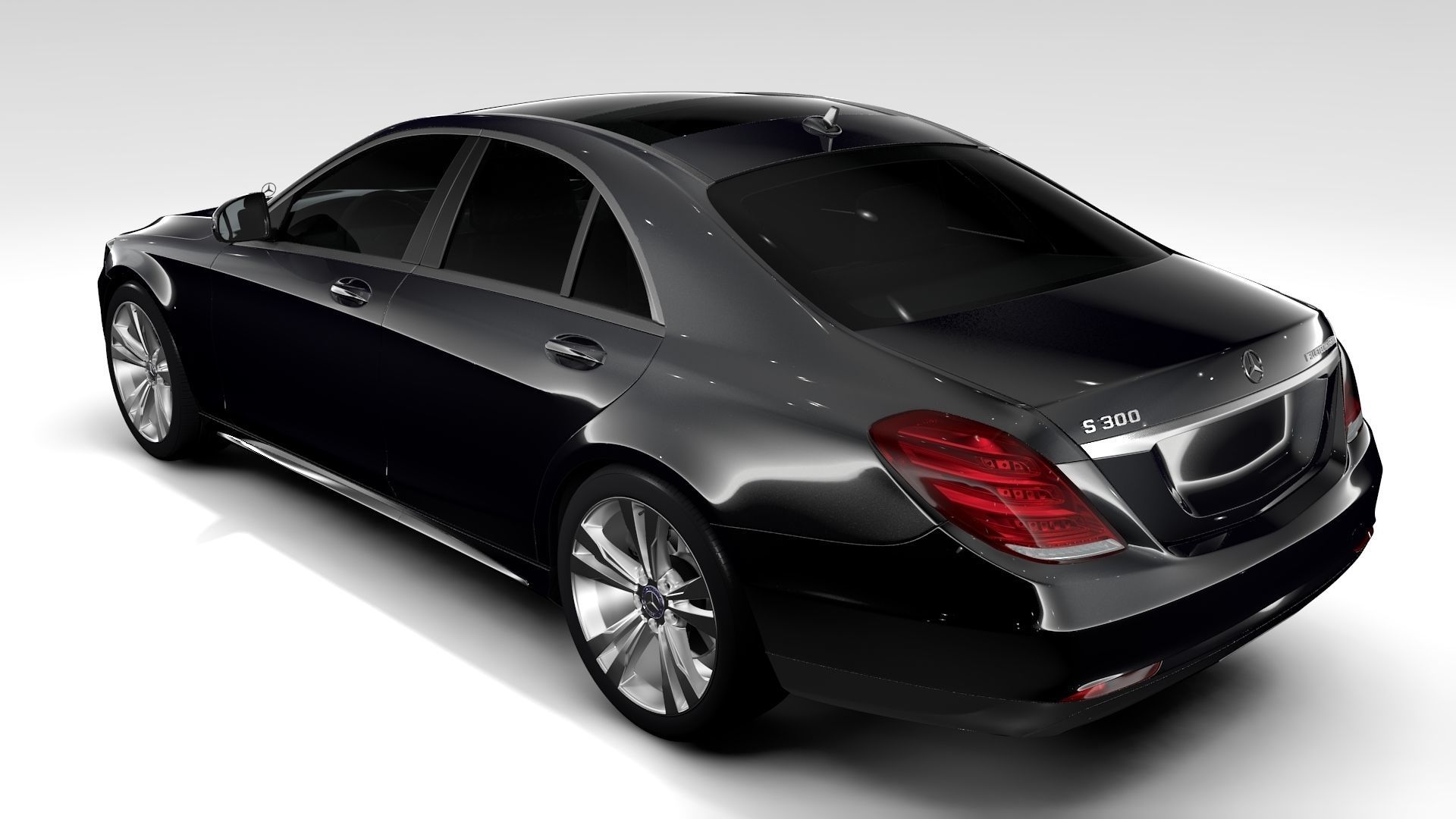 Mercedes Benz S 300 BlueTec Hybrid W222 2016 3D model_4