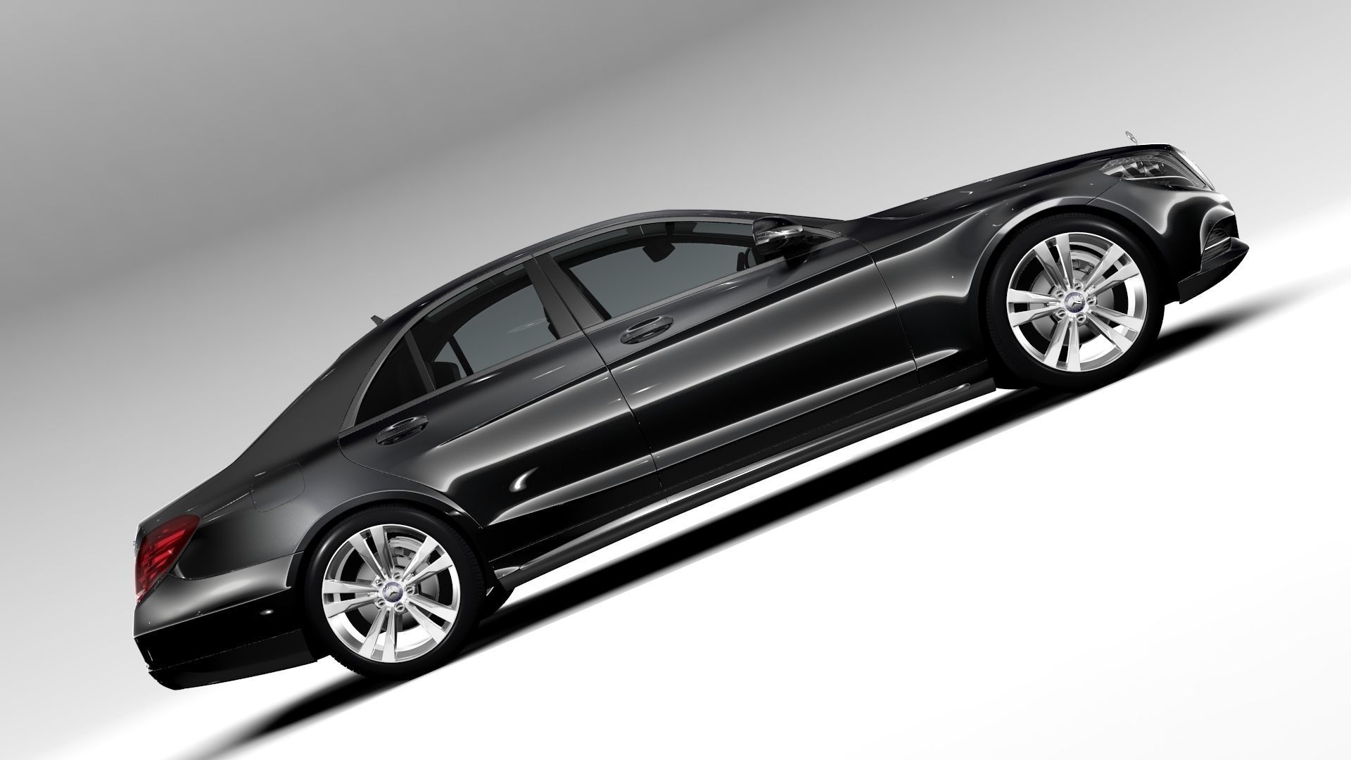 Mercedes Benz S 300 BlueTec Hybrid W222 2016 3D model_6