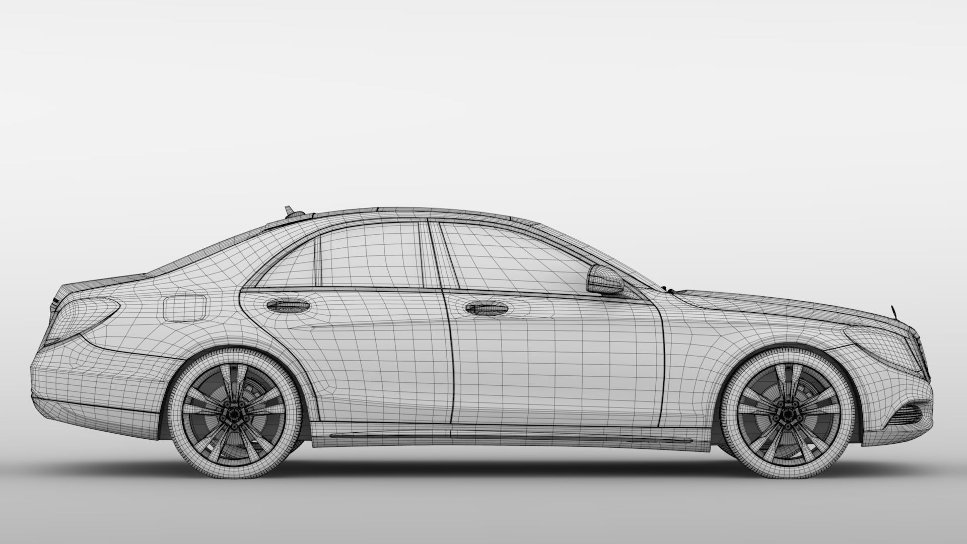 Mercedes Benz S 300 BlueTec Hybrid W222 2016 3D model_23