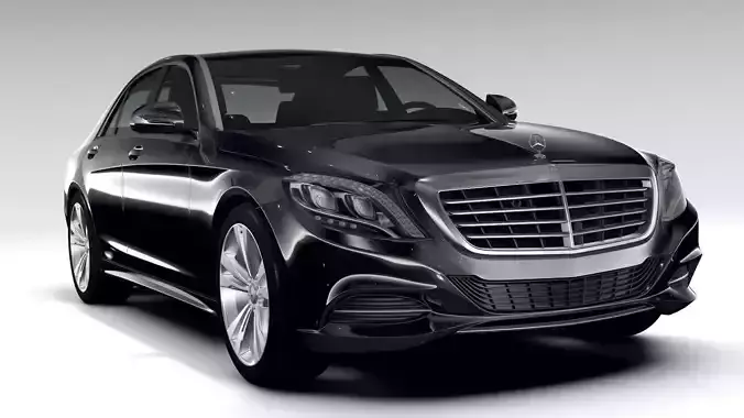 Mercedes Benz S 300 BlueTec Hybrid W222 2016 3D model