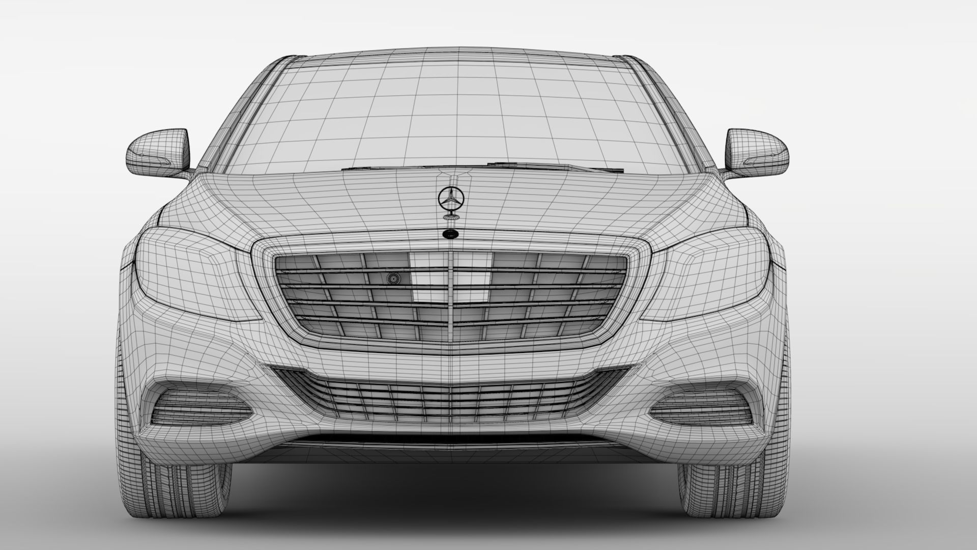 Mercedes Benz S 300 BlueTec Hybrid W222 2016 3D model_22