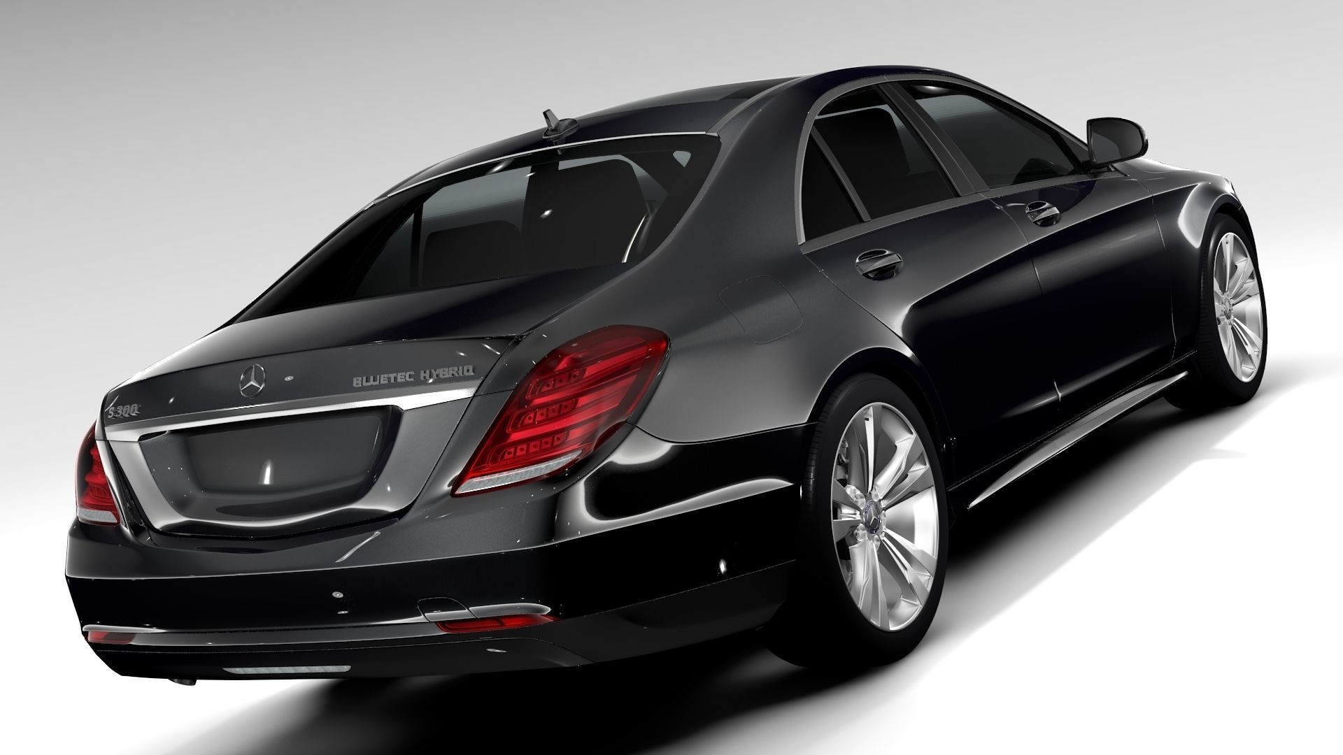 Mercedes Benz S 300 BlueTec Hybrid W222 2016 3D model_3