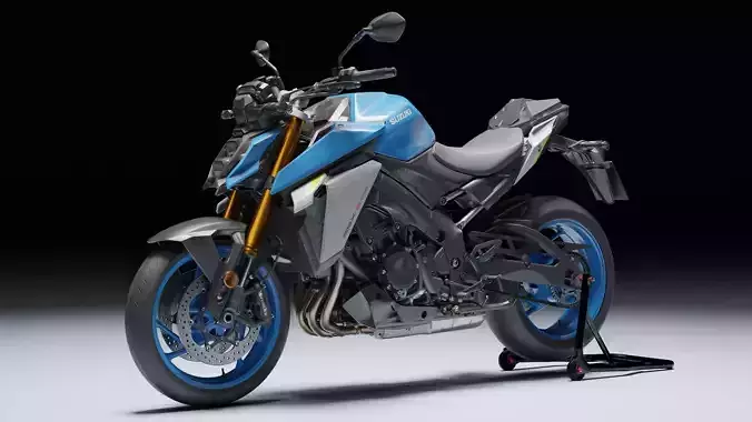 Suzuki GSX S 1000 2021 Low-poly 3D model