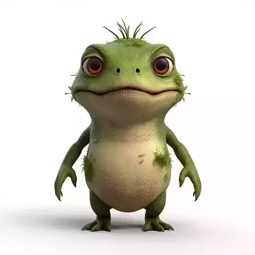 Friendly Swamp Guardian 3D Character