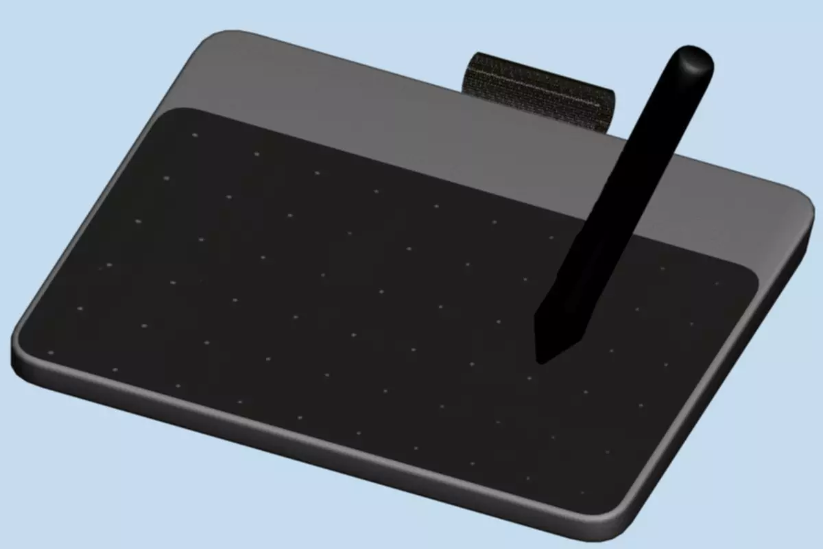 Pen Tablet Low-poly 3D model