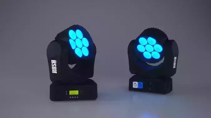 Stage light led 3D model