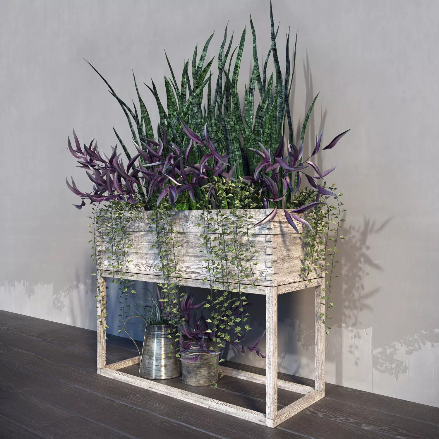 Terrace plants 2 3D model