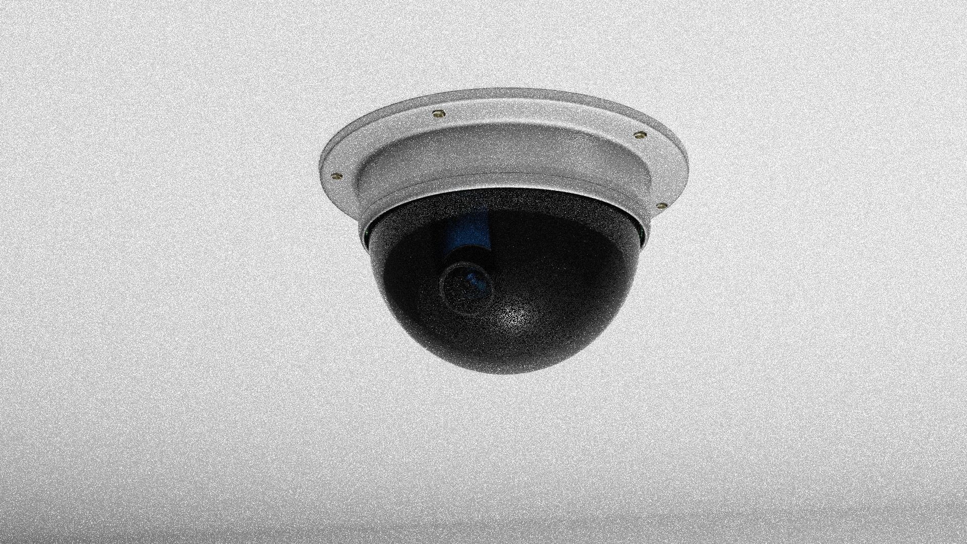 CCTV camera Low-poly 3D model_3