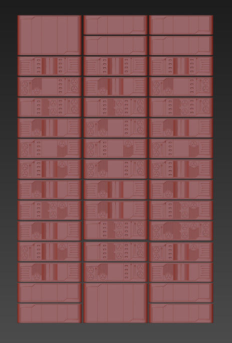 Server Rack 3d model - Vray materials included 3D model_6