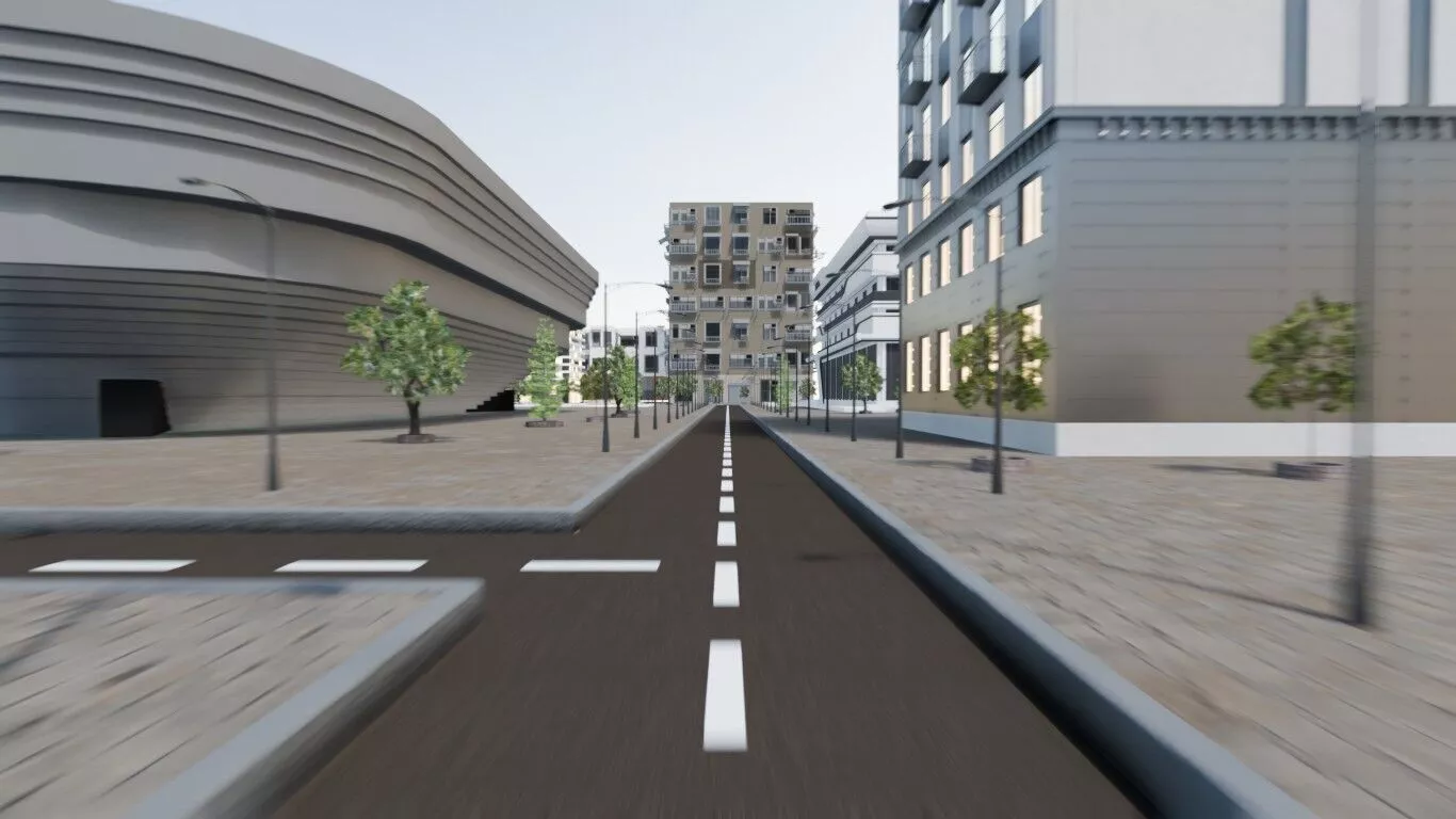 Sports Complex Overview 3D model