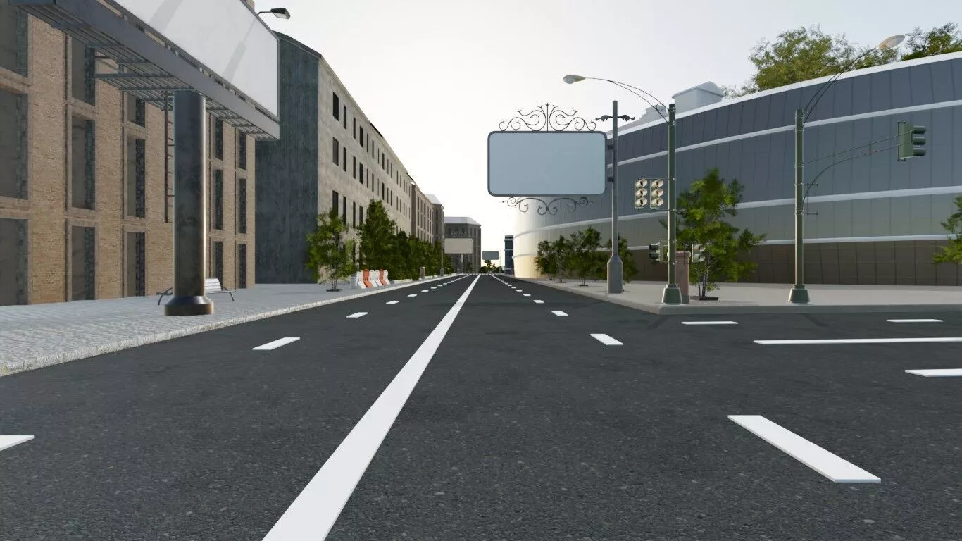Modern Urban Complex 3D model