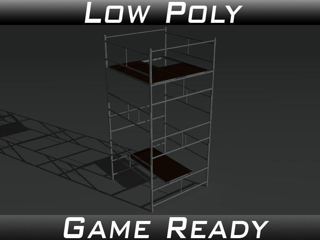 Scaffold Builder 1 Low-poly 3D model