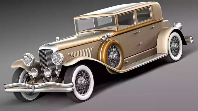 Duesenberg J 232 1930 sedan 3D model