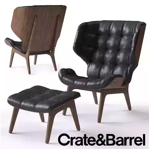Crate and Barrel Mammoth Armchair 