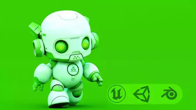 ROBO G-7 Rigged for Unreal Engine - Unity - MIXAMO