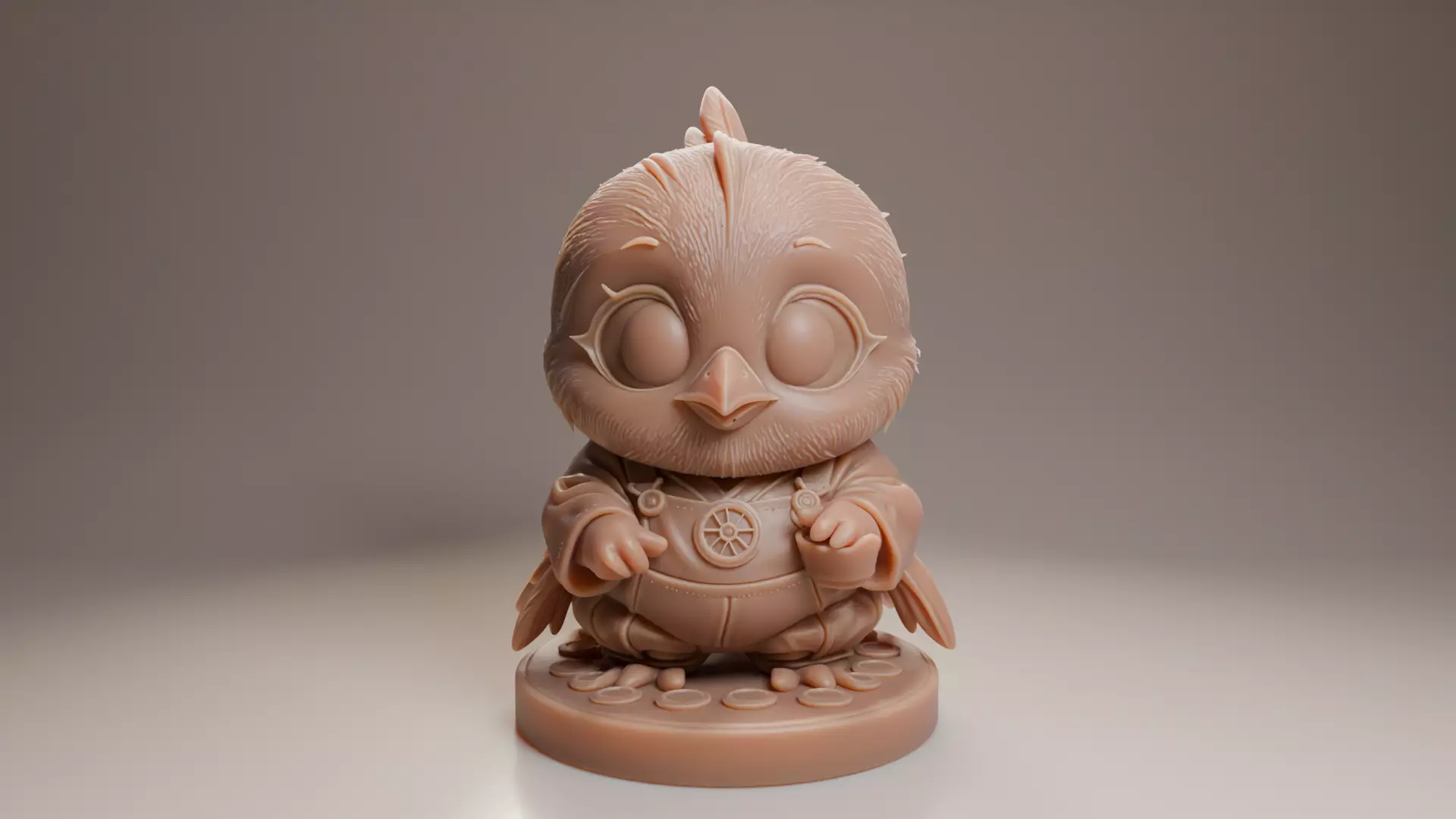 Golden Wealth Bird 3D print model