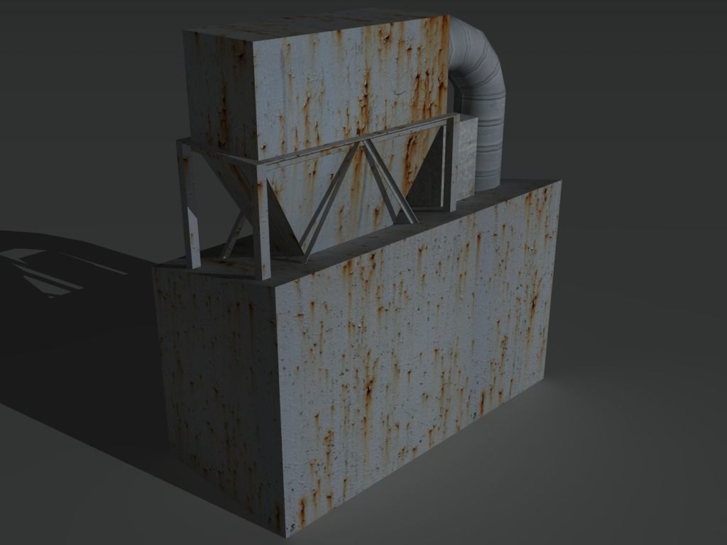 3D model Industrial Extractor VR / AR / low-poly | CGTrader